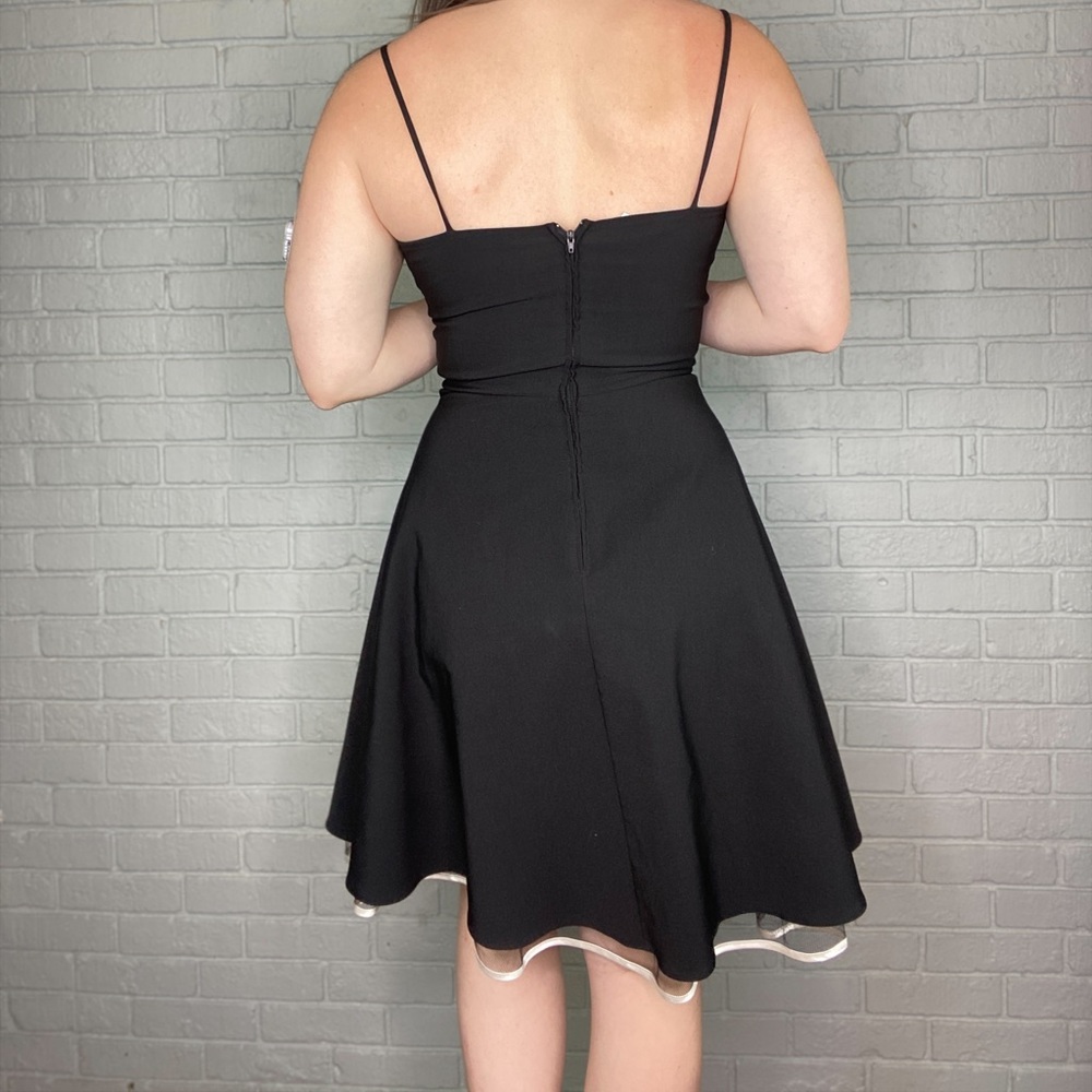 Vintage Y2K Party Dress with Tulle Hem by Steppin’ Out - Picture 3 of 13